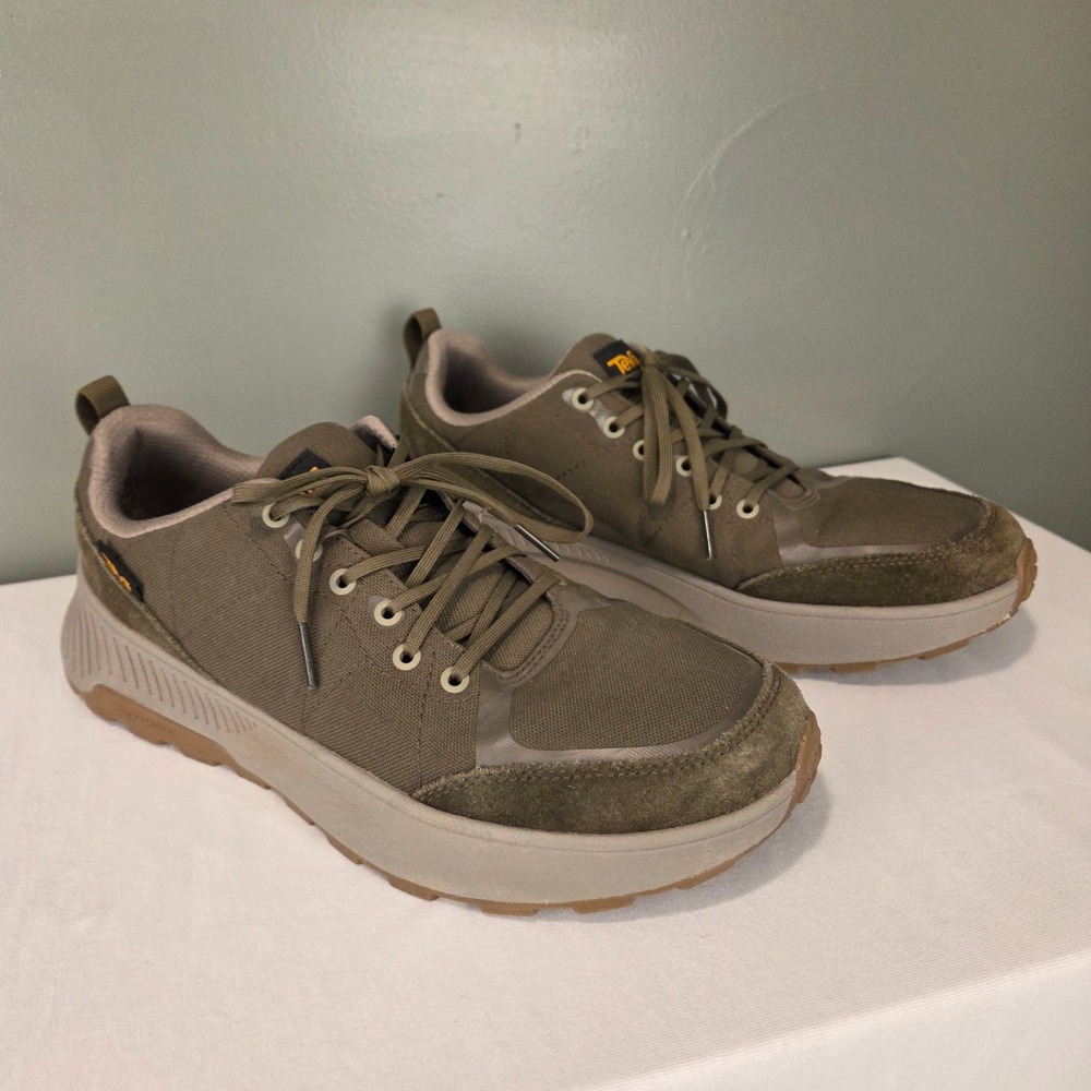 Teva Men's Ellwood Hiking Shoes Burnt Olive Green Size 8.5 Outdoors Trail